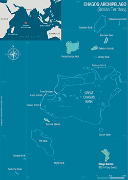 Chagos on world map